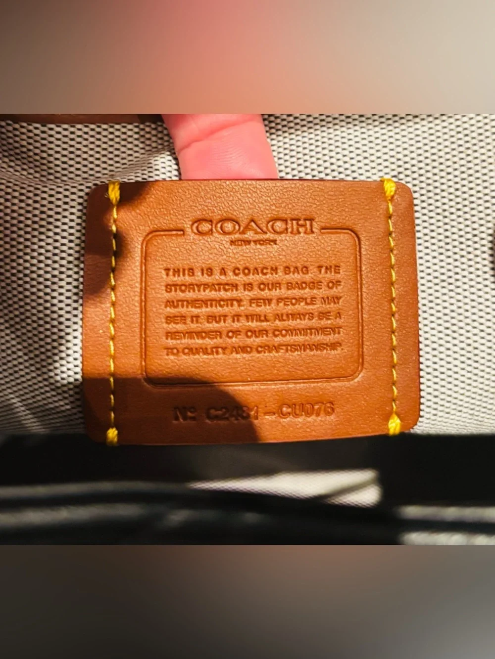 Coach Tabby backpack crafted from quilted nappa leather - Picture 9 of 9